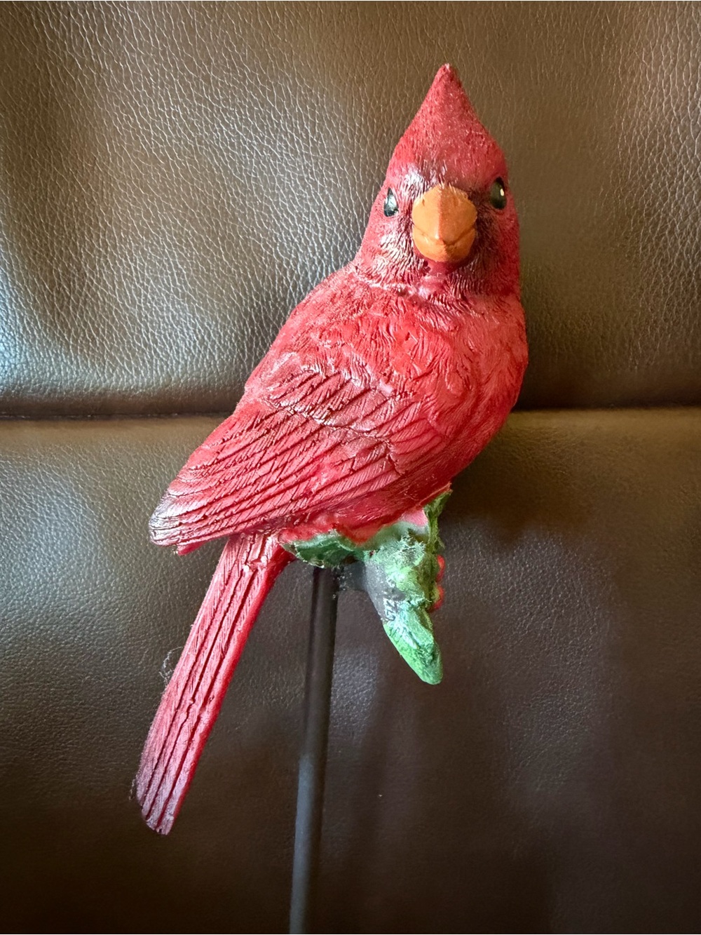 Red Cardinal Bird Decorative Perch 11”x2”-Stylish Table Accent NWT Retail $27.95 - Picture 6 of 8